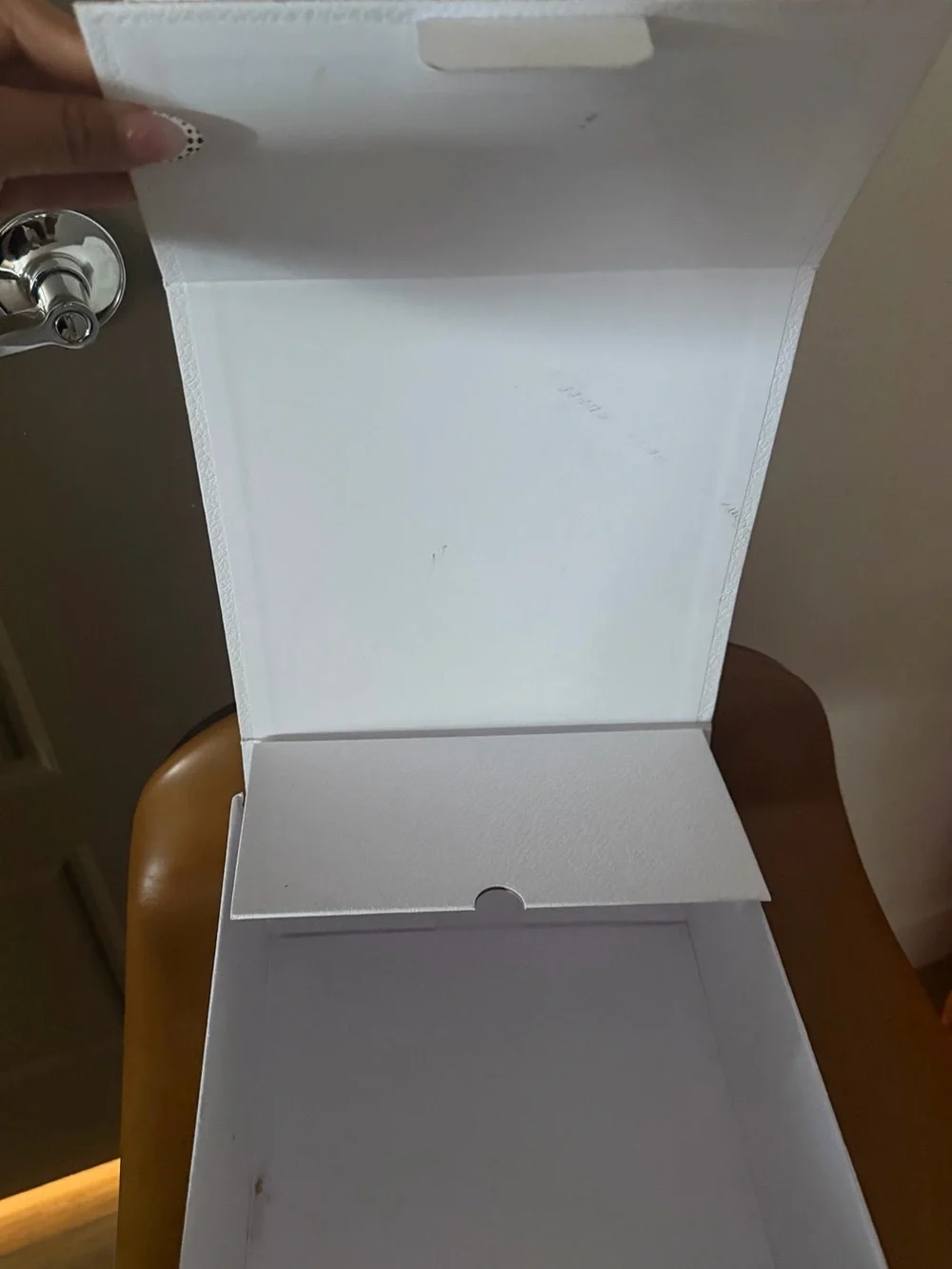 Dior White Box with Gold Logo